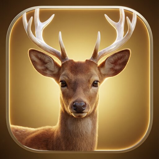 Huy hiệu biểu tượng Nai trong game bầu cua tôm cá